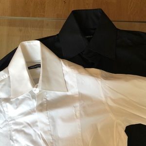 2 karl Lagerfeld hidden botton down shirts